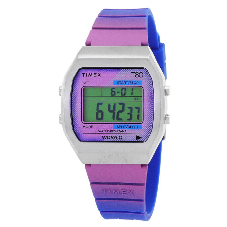 Timex 80 Alarm Quartz Resin Strap Unisex Watch TW2V74600 - Dawson Watches