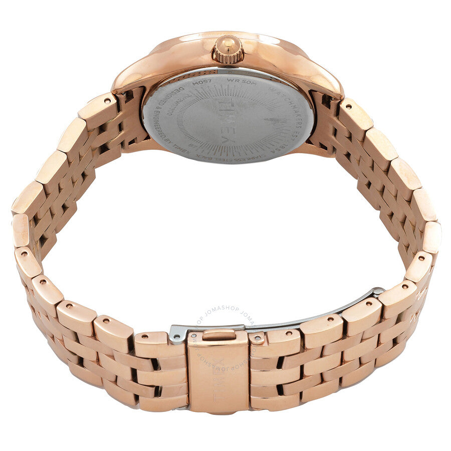Timex Ariana Multifunction Quartz Crystal Rose Gold Dial Ladies Watch TW2W17800 - Dawson Watches #3