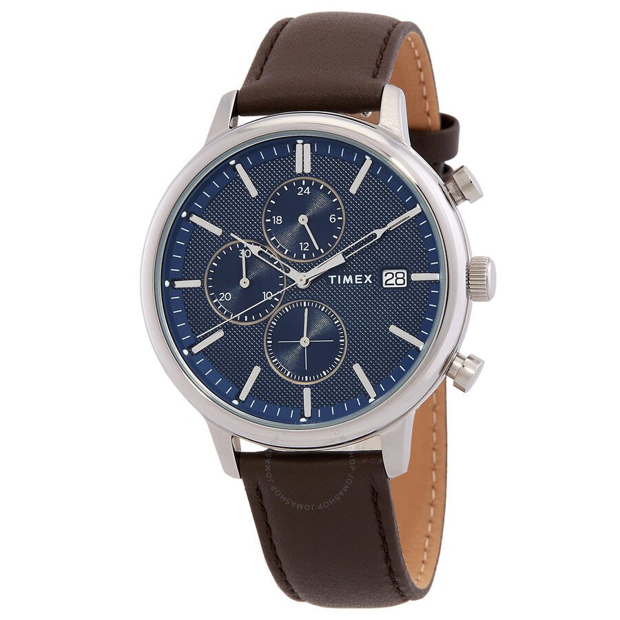 Timex Chicago Chronograph Quartz Blue Dial Men's Watch TW2W76200 - Dawson Watches