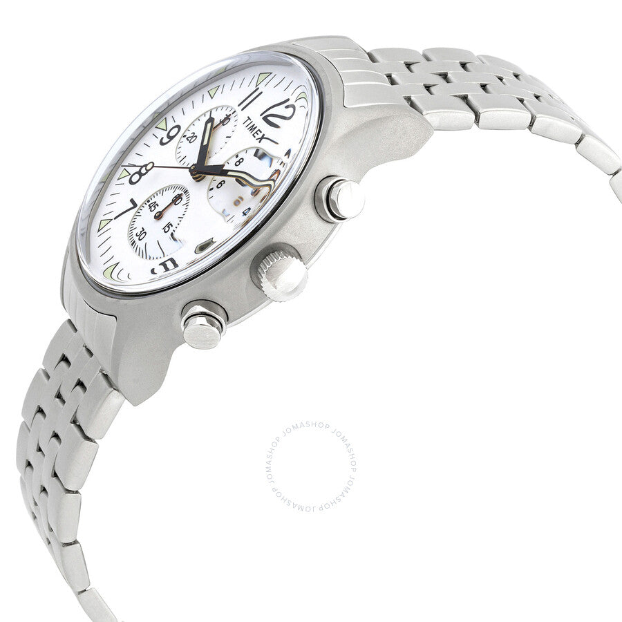Timex Chronograph Quartz White Dial Men's Watch TW2R68900 - Dawson Watches #2
