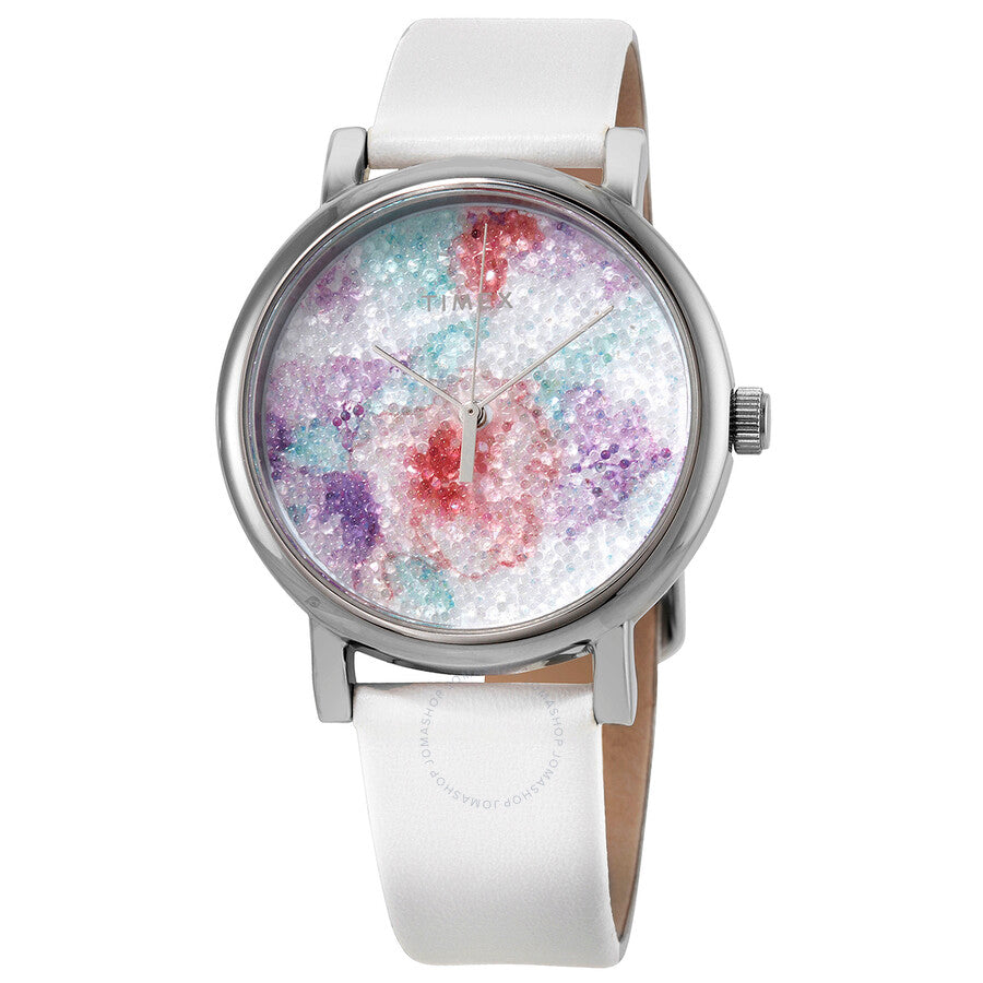 Timex Crystal Bloom Quartz Swarovski Crystal Dial Ladies Watch TW2R66500 - Dawson Watches
