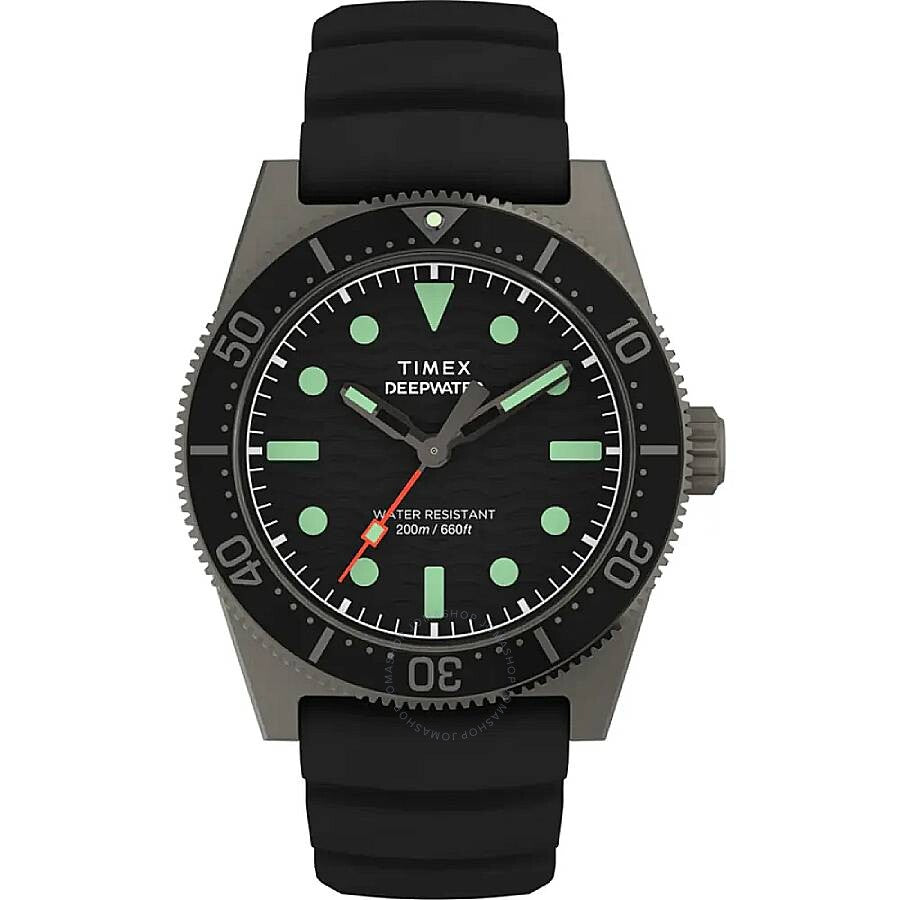 Timex Deepwater Reef 200 Quartz Black Dial Men's Watch TW2W74700 - Dawson Watches