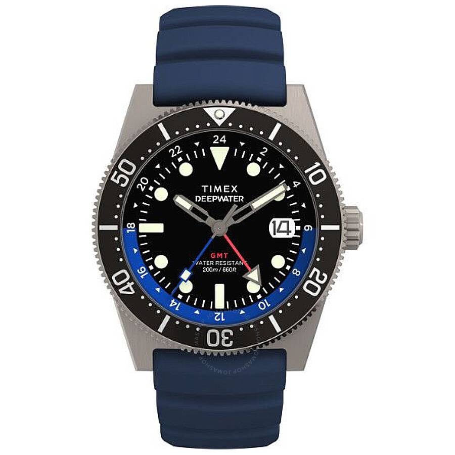 Timex Deepwater Reef Quartz Black Dial Men's Watch TW2W75100 - Dawson Watches