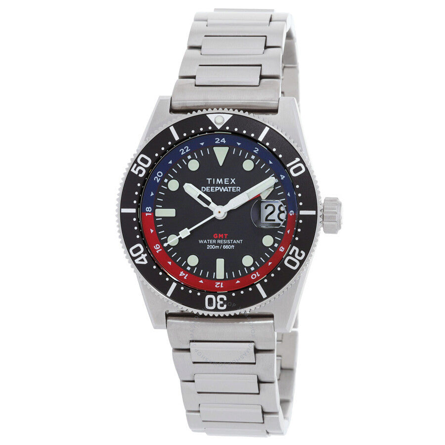 Timex Deepwater Reef Quartz Black Dial Men's Watch TW2W95300 - Dawson Watches
