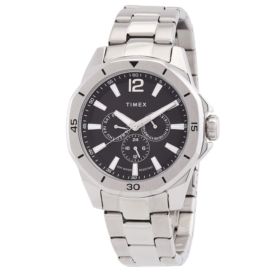Timex Essex Multifunction Quartz Black Dial Men's Watch TW2W79900 - Dawson Watches