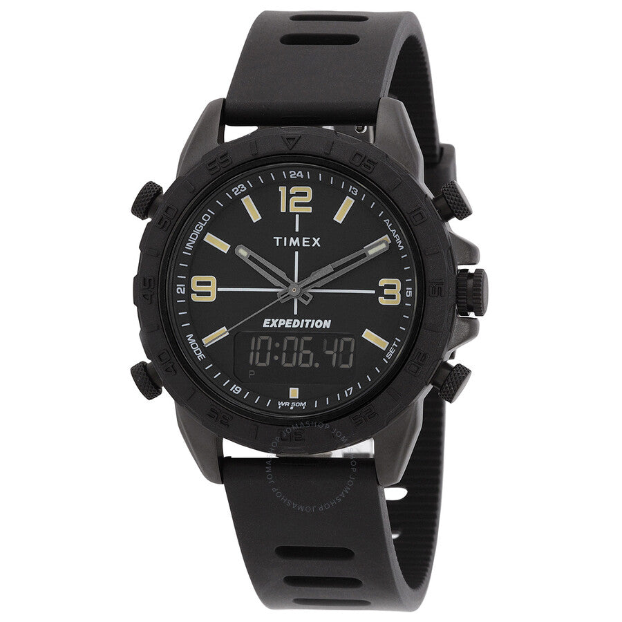 Timex Expedition Pioneer Chronograph Quartz Analog-Digital Black Dial Men's Watch TW4B17000 - Dawson Watches