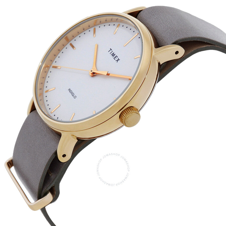 Timex Fairfield Quartz White Dial Ladies Watch TW2P98500VQ - Dawson Watches #2