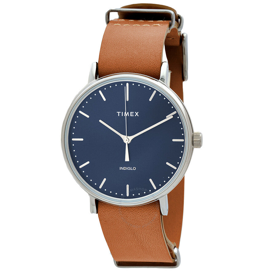 Timex Fairfield Slip-Thru Quartz Blue Dial Men's Watch TW2P97800 - Dawson Watches