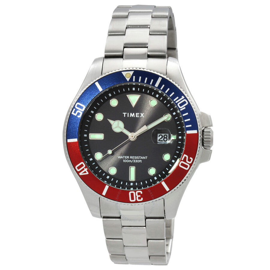Timex Harborside Coast Quartz Black Dial Men's Watch TW2U71900 - Dawson Watches