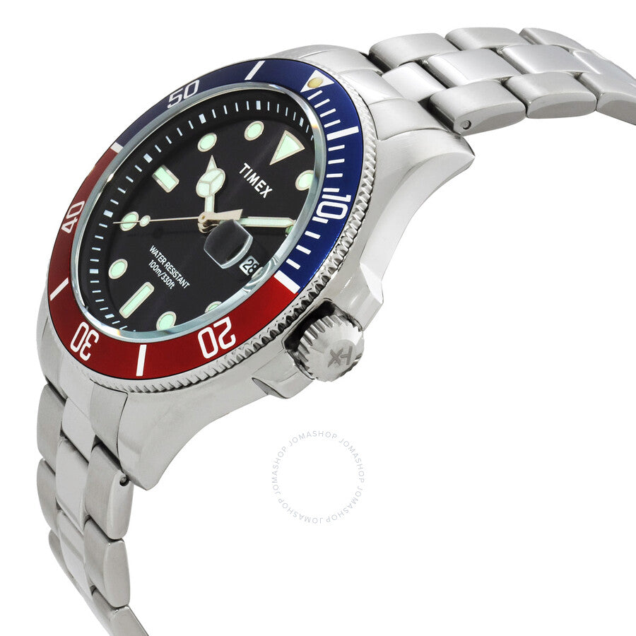 Timex Harborside Coast Quartz Black Dial Men's Watch TW2U71900 - Dawson Watches #2