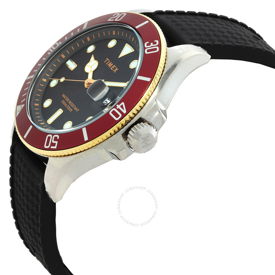 Timex Harborside Coast Quartz Black Dial Men's Watch TW2V27300 - Dawson Watches #2