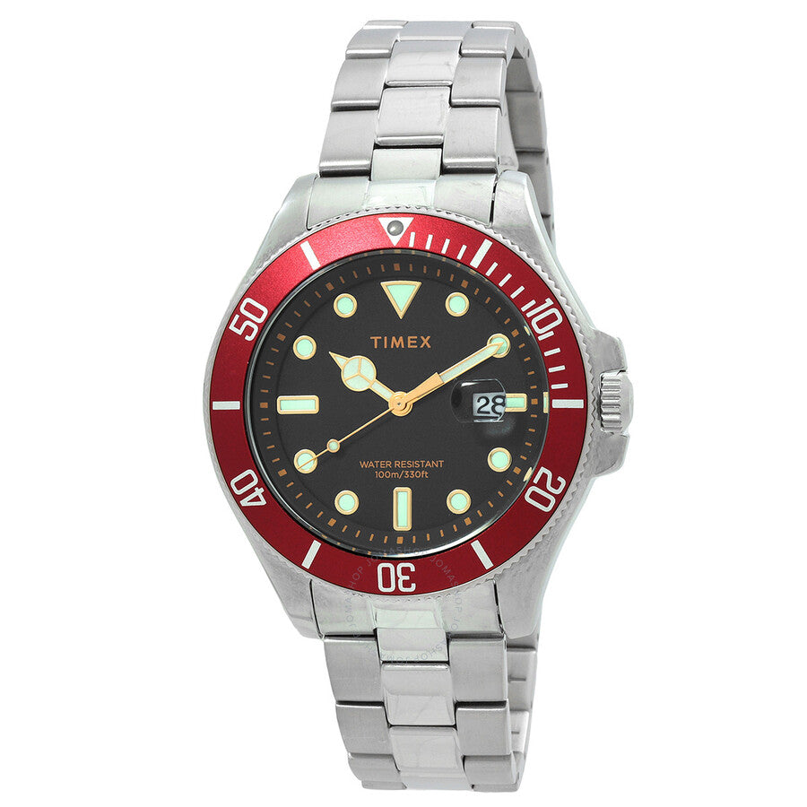 Timex Harborside Coast Quartz Black Dial Men's Watch TW2V27400VQ - Dawson Watches