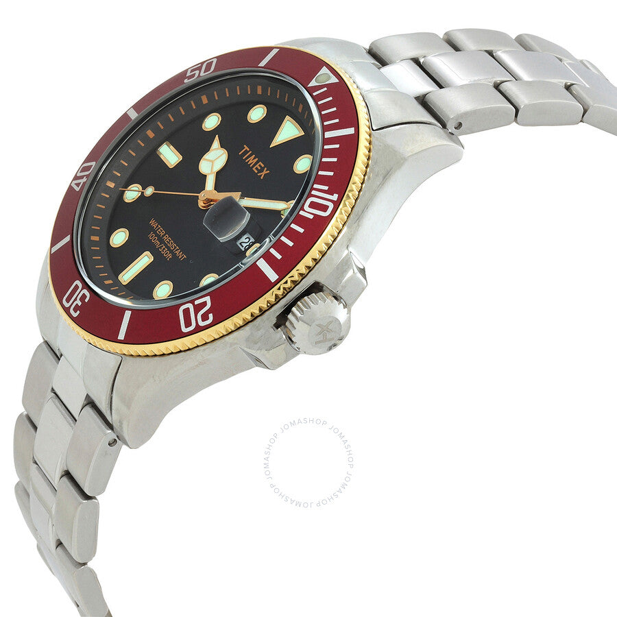 Timex Harborside Coast Quartz Black Dial Men's Watch TW2V27400VQ - Dawson Watches #2