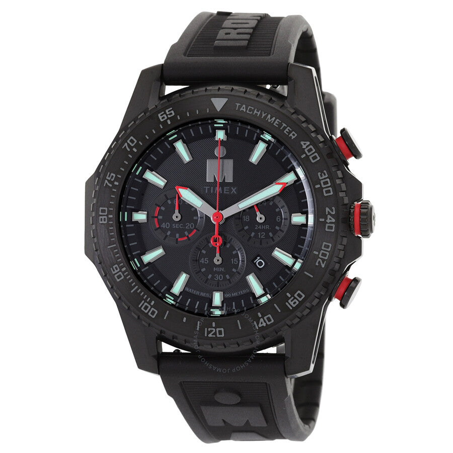 Timex Ironman Adrenaline Chronograph Quartz Black Dial Men's Watch TW2W55400 - Dawson Watches