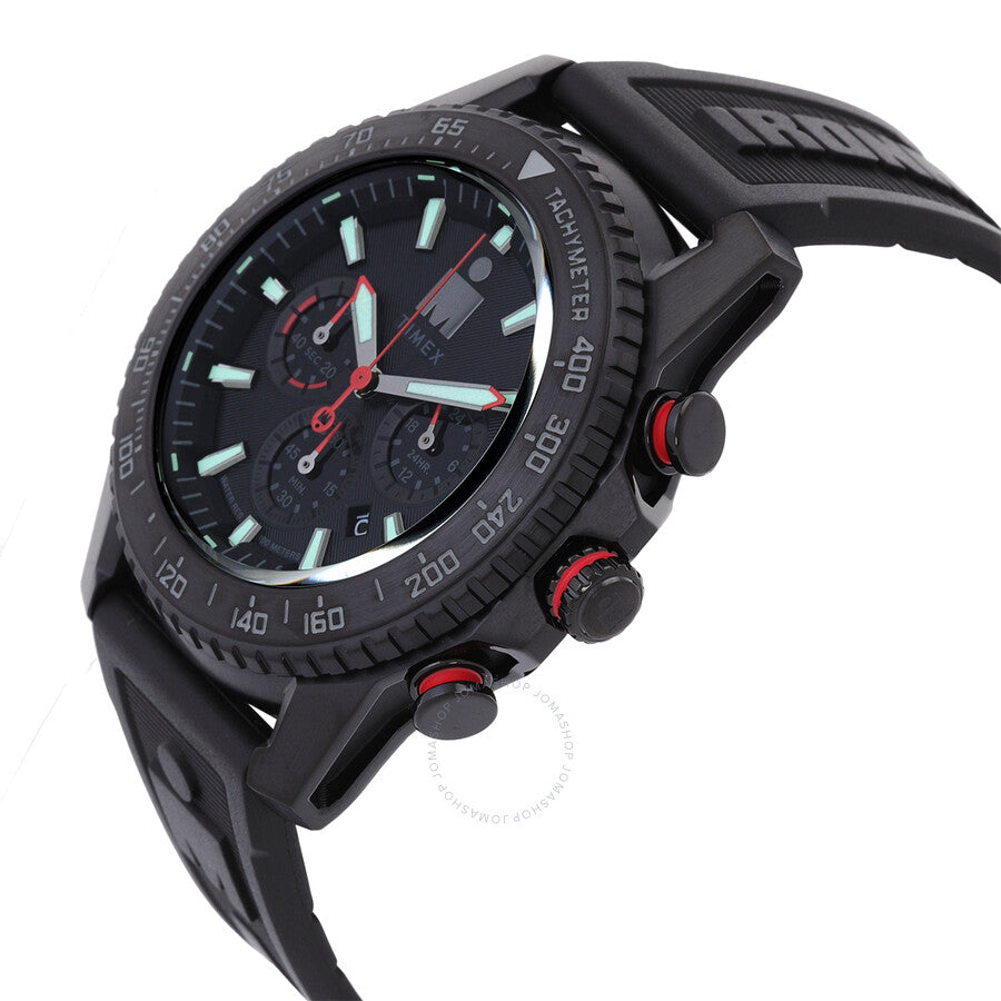 Timex Ironman Adrenaline Chronograph Quartz Black Dial Men's Watch TW2W55400 - Dawson Watches #2