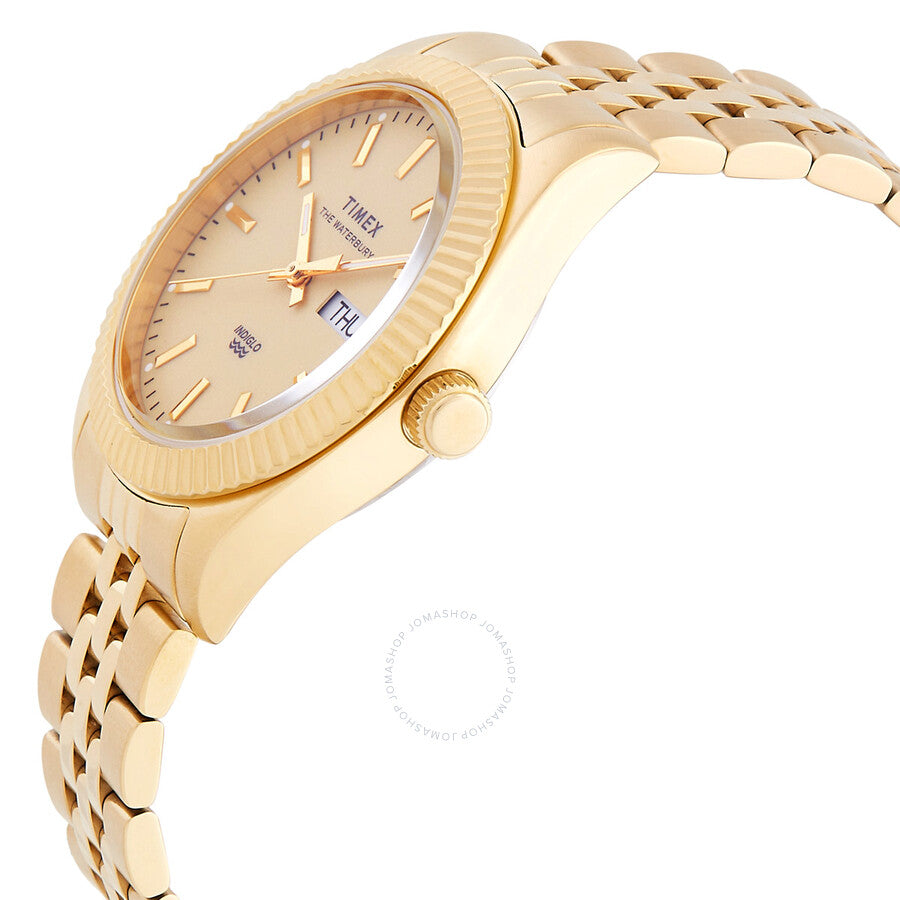 Timex Legacy Boyfriend Quartz Gold Dial Ladies Watch TW2U78500 - Dawson Watches #2