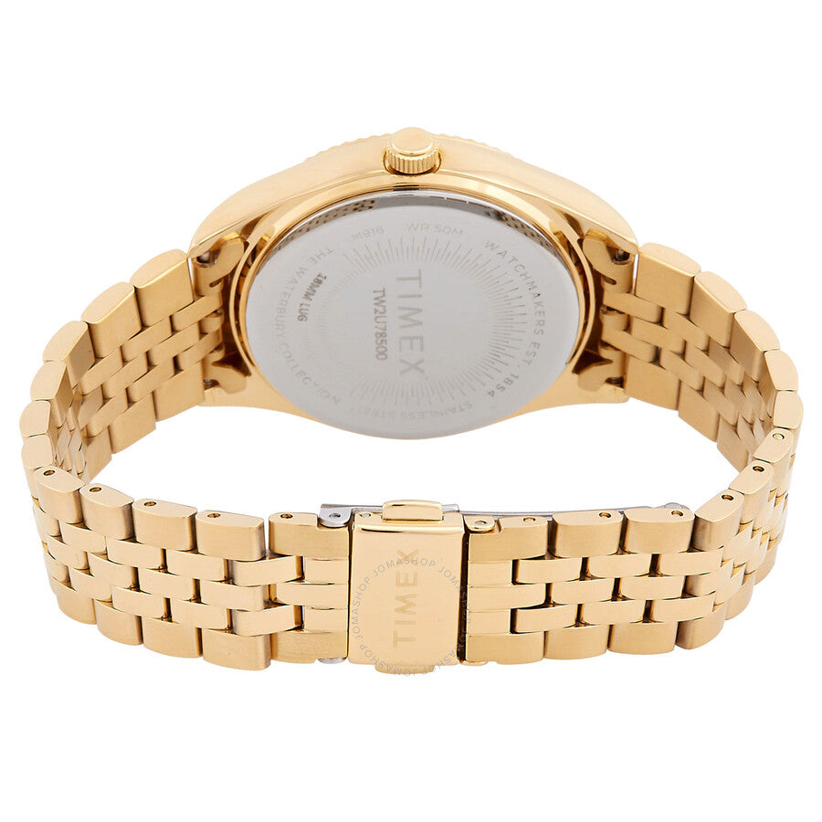 Timex Legacy Boyfriend Quartz Gold Dial Ladies Watch TW2U78500 - Dawson Watches #3