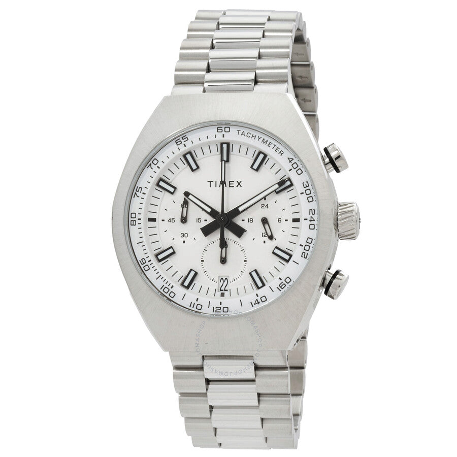 Timex Legacy Chronograph Quartz Silver Dial Men's Watch TW2W22200 - Dawson Watches