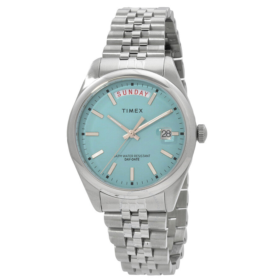 Timex Legacy Day and Date Quartz Blue Dial Ladies Watch TW2V68400VQ - Dawson Watches