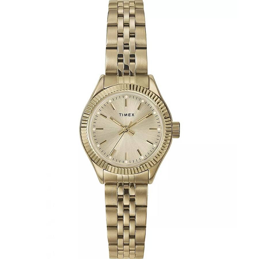 Timex Legacy Mini Quartz Gold Dial Ladies Watch TW2W91000VQ - Dawson Watches
