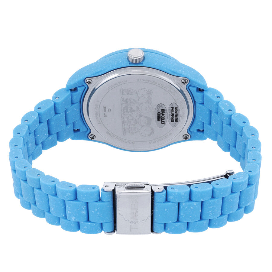 Timex Legacy Ocean X Peanuts Quartz Blue Dial Ladies Watch TW2V53200 - The Watches Men & Co #3
