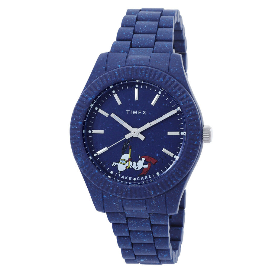 Timex Legacy Ocean X Peanuts Quartz Blue Dial Men's Watch TW2V53300 - Dawson Watches