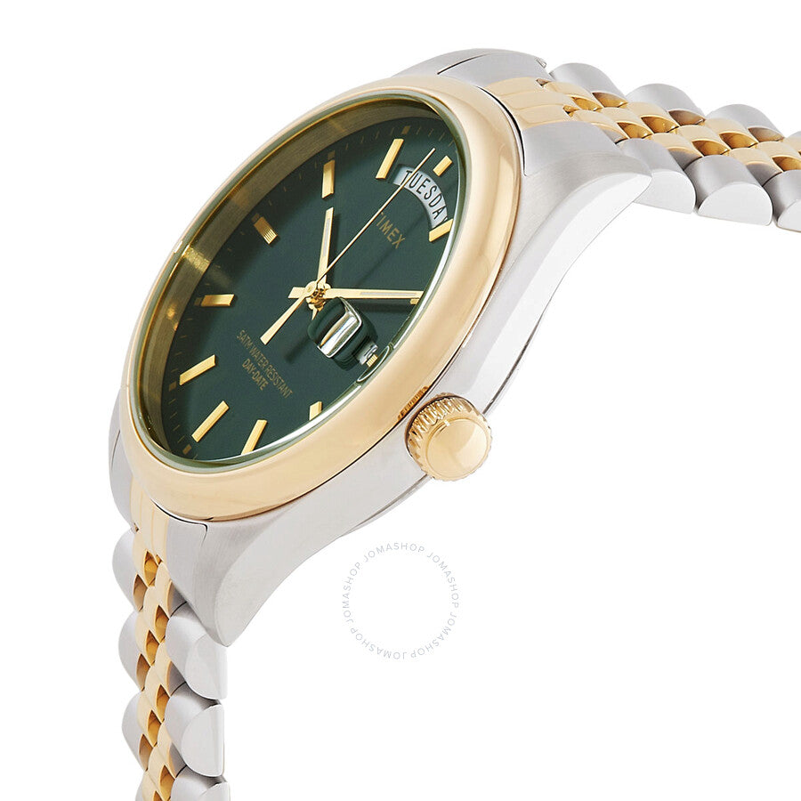 Timex Legacy Quartz Green Dial Two-Tone Men's Watch TW2W42800 - Dawson Watches #2