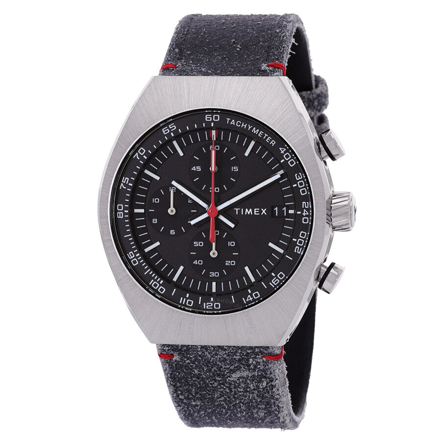 Timex Legacy Tonneau Chronograph Quartz Black Dial Men's Watch TW2W50000 - Dawson Watches