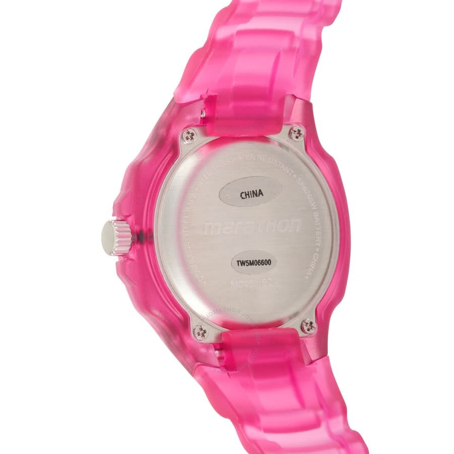 Timex Marathon Purple Quartz White Dial Ladies Watch TW5M06600 - Dawson Watches #2