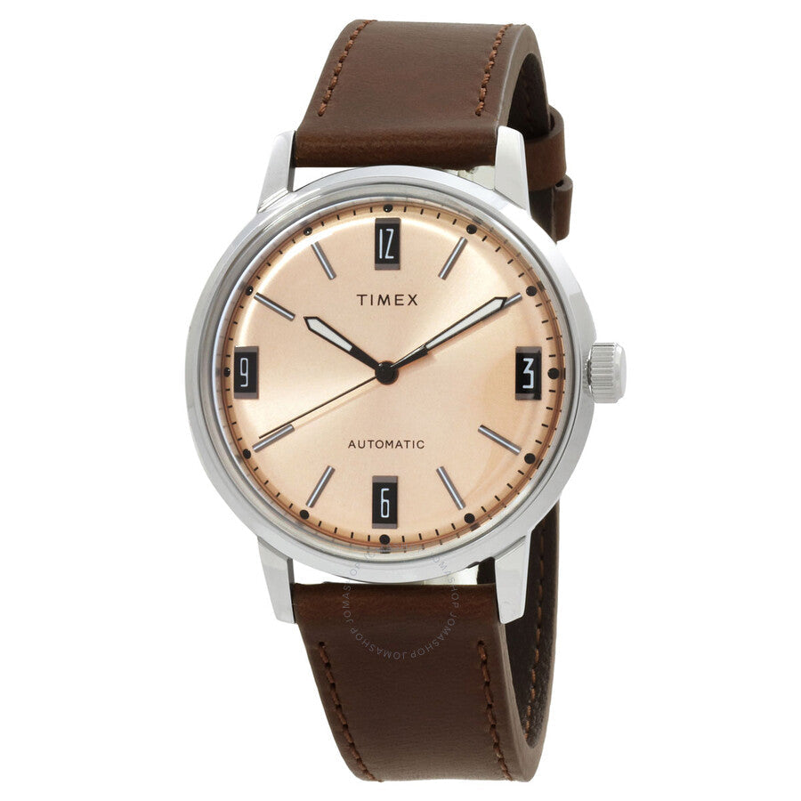 Timex Marlin Automatic Salmon Dial Men's Watch TW2W33800 - Dawson Watches