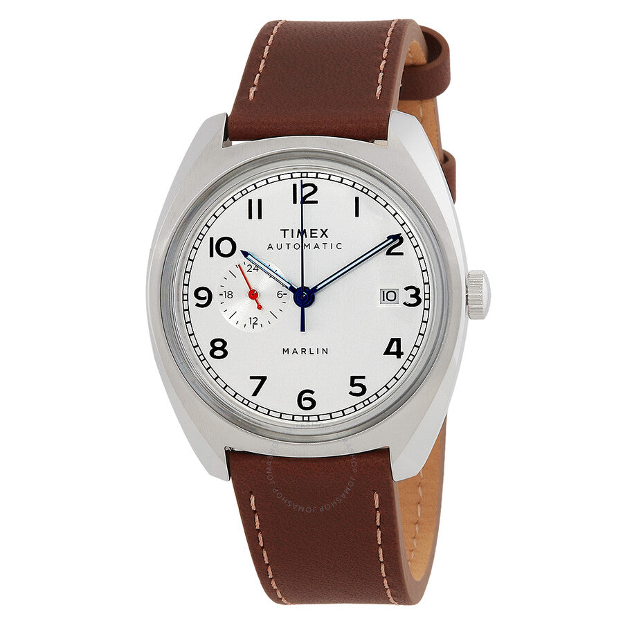 Timex Marlin Automatic Silver Dial Men's Watch TW2V62000 - Dawson Watches