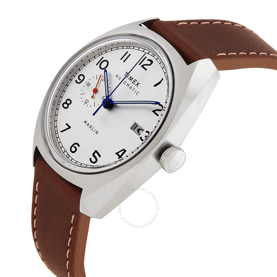 Timex Marlin Automatic Silver Dial Men's Watch TW2V62000 - Dawson Watches #2