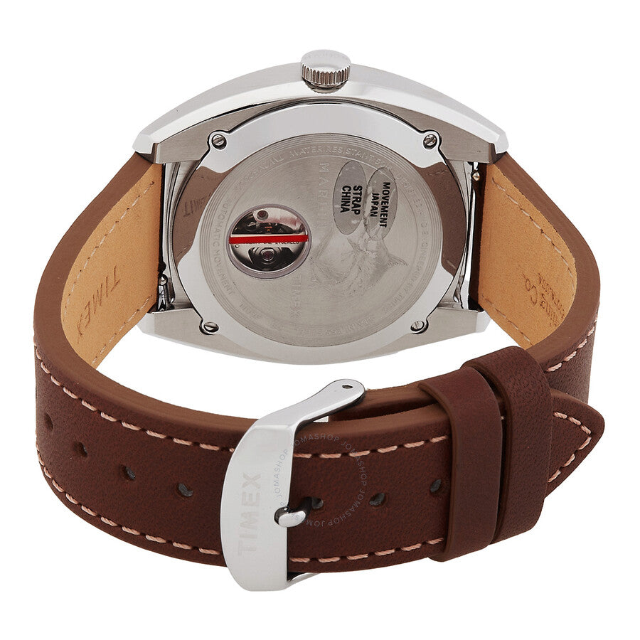 Timex Marlin Automatic Silver Dial Men's Watch TW2V62000 - Dawson Watches #3