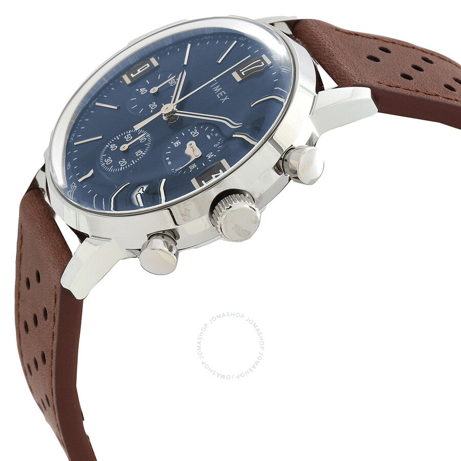 Timex Marlin Chronograph Quartz Blue Dial Men's Watch TW2W10200VQ - Dawson Watches #2