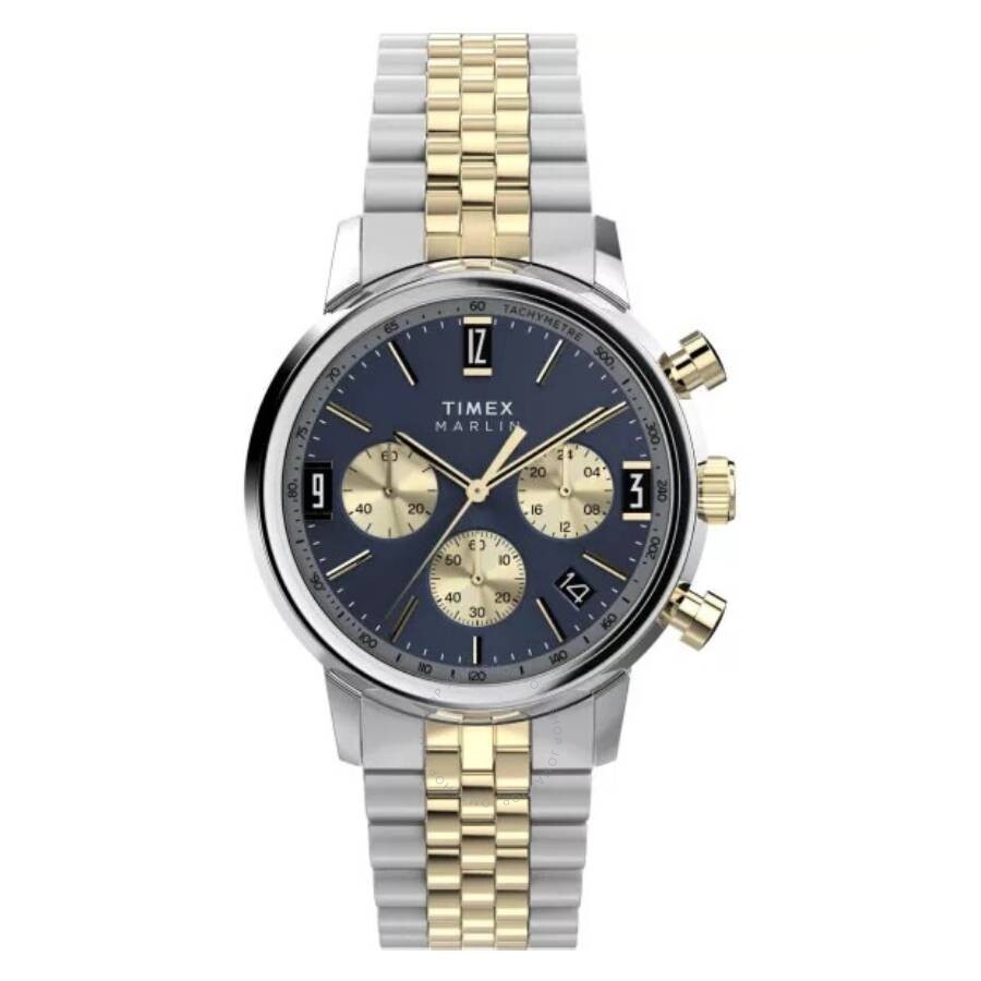 Timex Marlin Chronograph Quartz Blue Dial Men's Watch TW2W60200 - Dawson Watches
