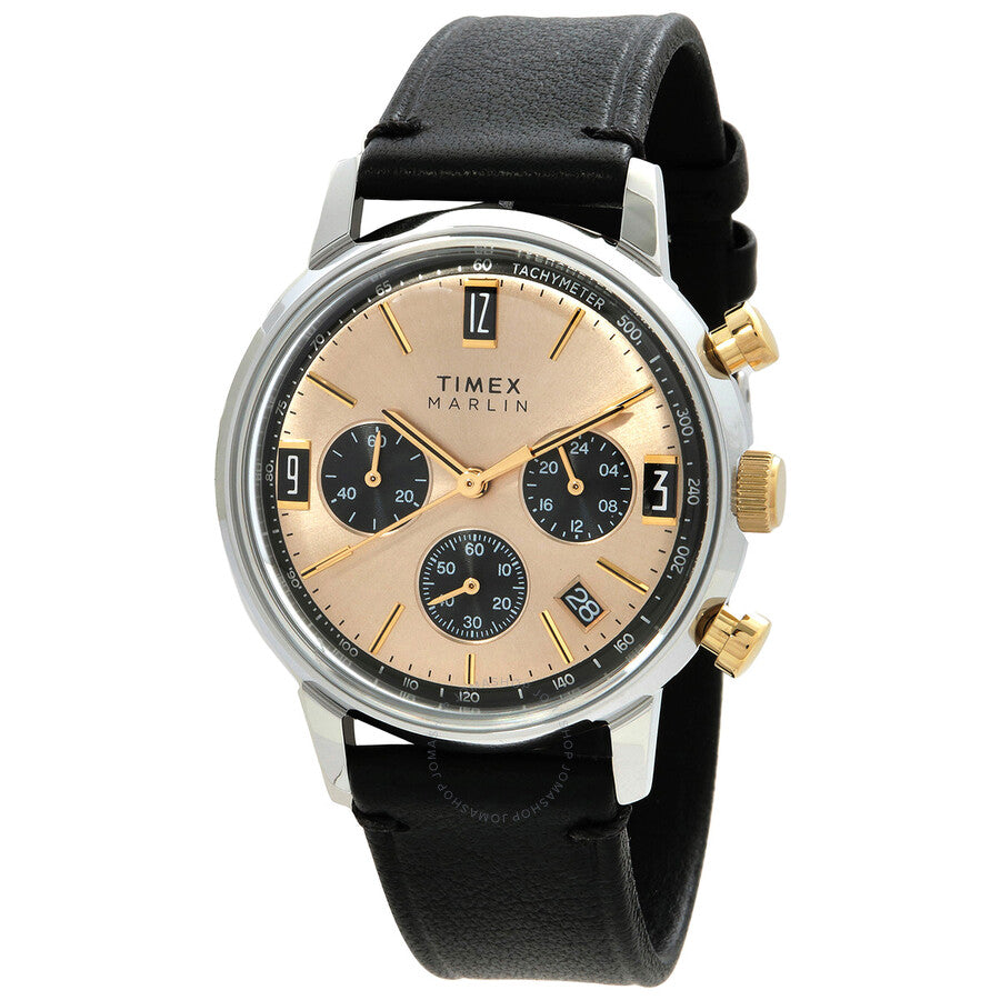 Timex Marlin Chronograph Quartz Champagne Dial Men's Watch TW2W60300 - Dawson Watches