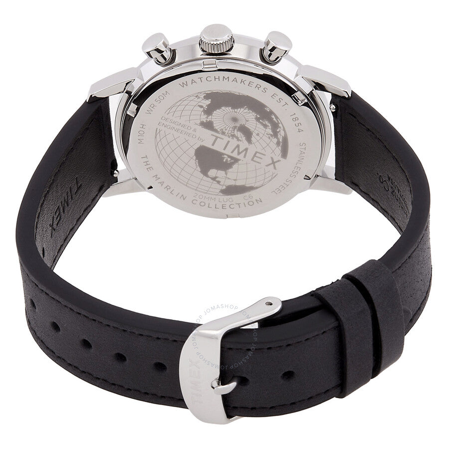 Timex Marlin Chronograph Quartz Silver Dial Men's Watch TW2W10300 - The Watches Men & Co #3