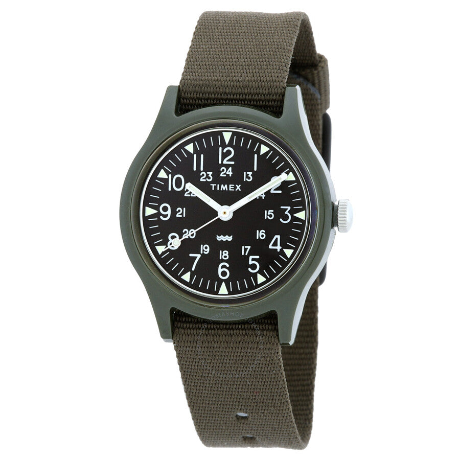 Timex Mk1 Quartz Black Dial Ladies Watch TW2T33700 - Dawson Watches