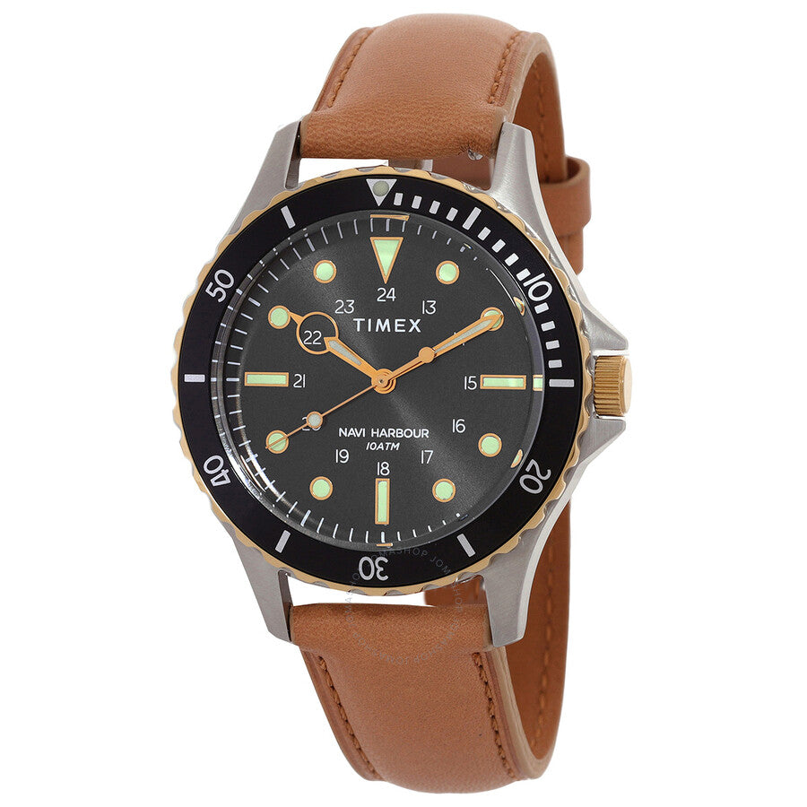 Timex Navi Harbour Quartz Black Dial Watch TW2U55600 - Dawson Watches