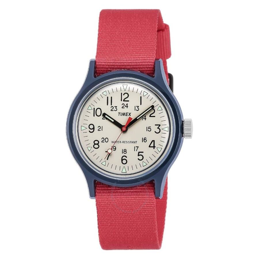 Timex Original Camper Quartz Cream Dial Watch TW2R78100 - Dawson Watches