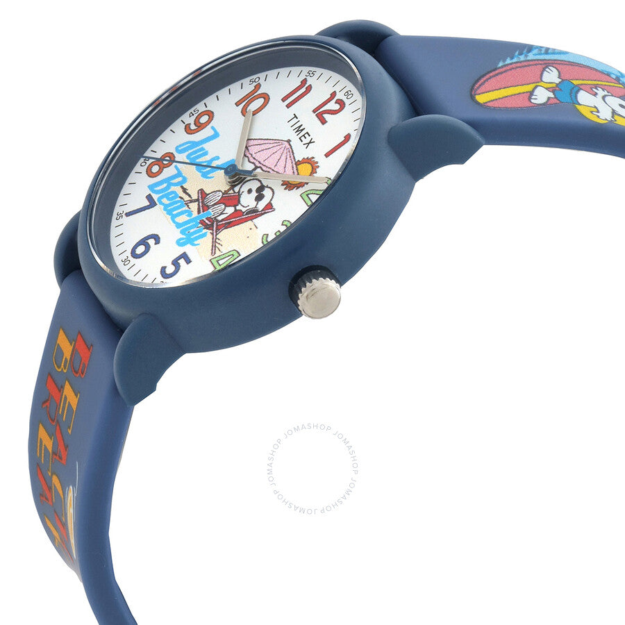 Timex Peanuts Just Beachy Quartz White Dial Unisex Watch TW2V78600 - Dawson Watches #2