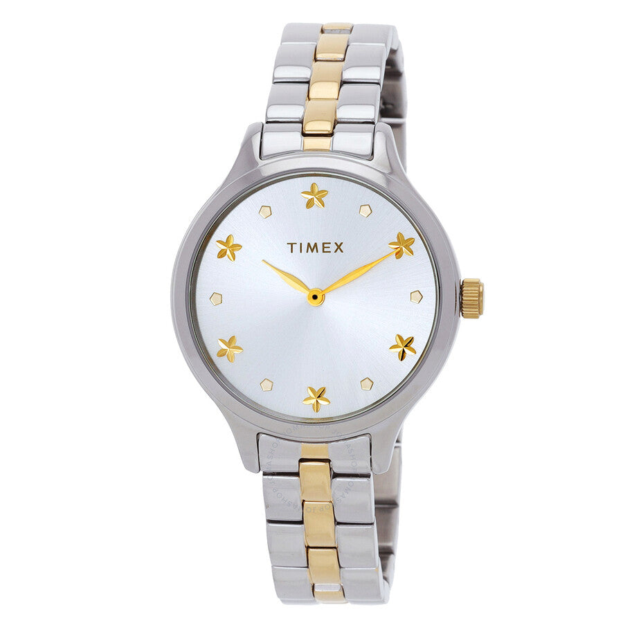 Timex Peyton Quartz Silver Dial Ladies Watch TW2V23500 - Dawson Watches