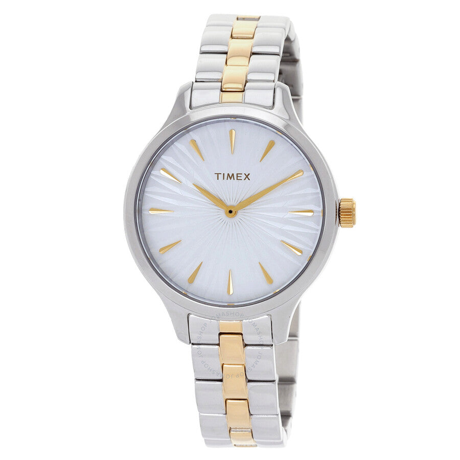 Timex Peyton Quartz White Dial Ladies Watch TW2V06500 - Dawson Watches