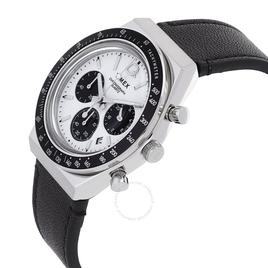 Timex Q Chronograph Quartz White Dial Men's Watch TW2W53400 - Dawson Watches #2