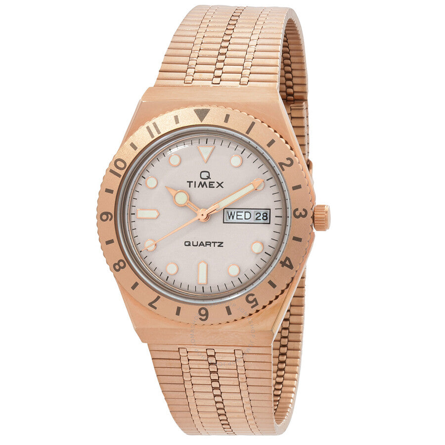 Timex Q Quartz Cream Dial Ladies Watch TW2U95700VQ - Dawson Watches