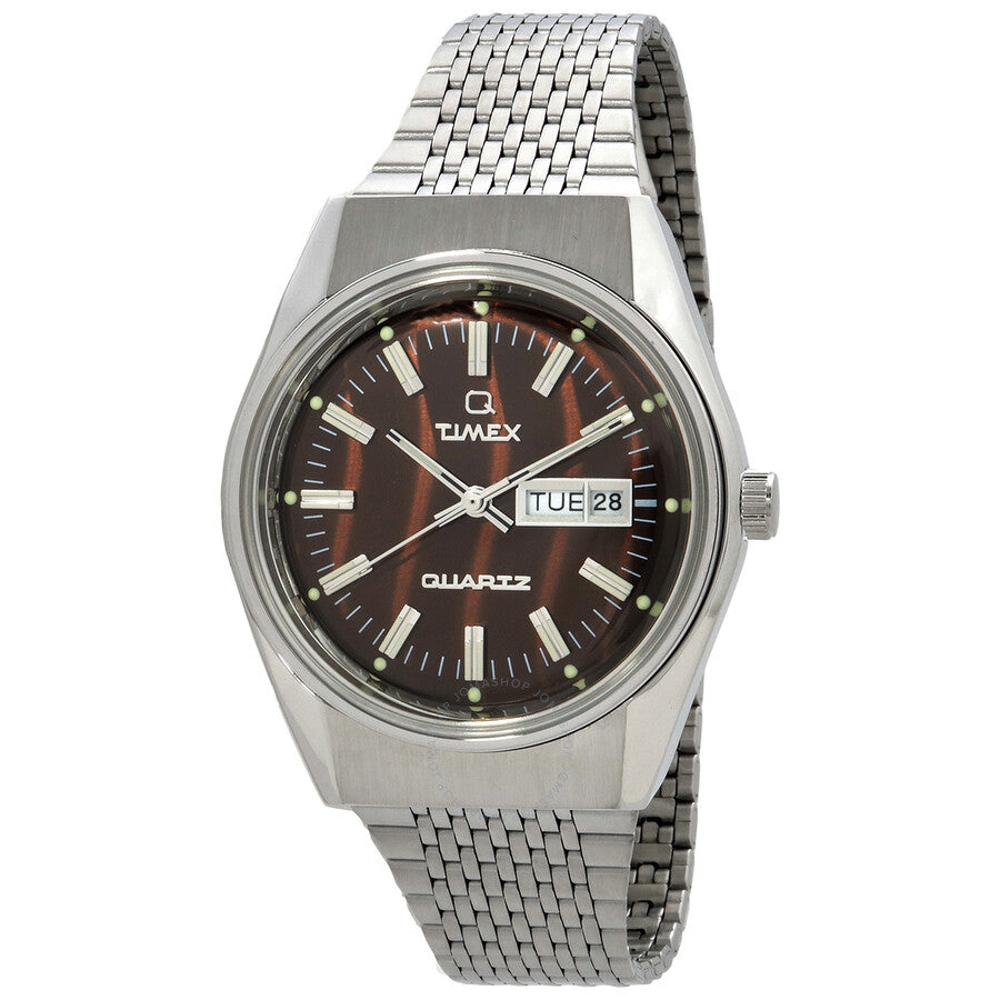 Timex Q Timex Falcon Eye Quartz Brown Dial Men's Watch TW2W62400 - Dawson Watches
