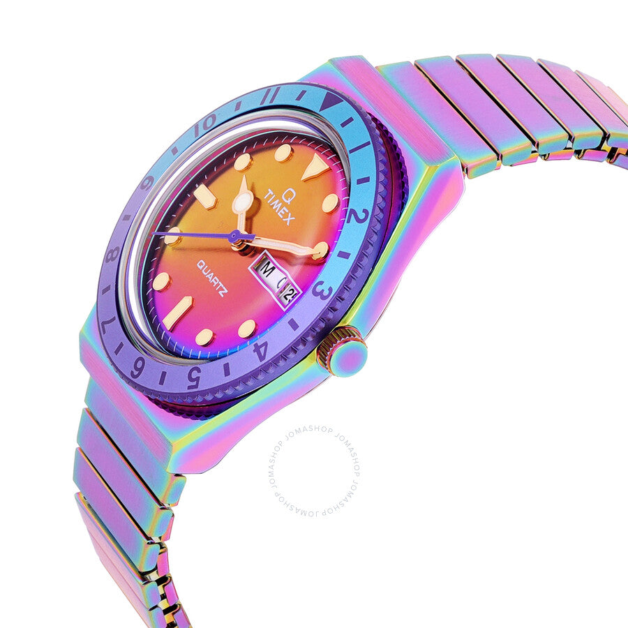 Timex Q Timex Iridescence Quartz Expansion Band Ladies Watch TW2W41100 - Dawson Watches #2