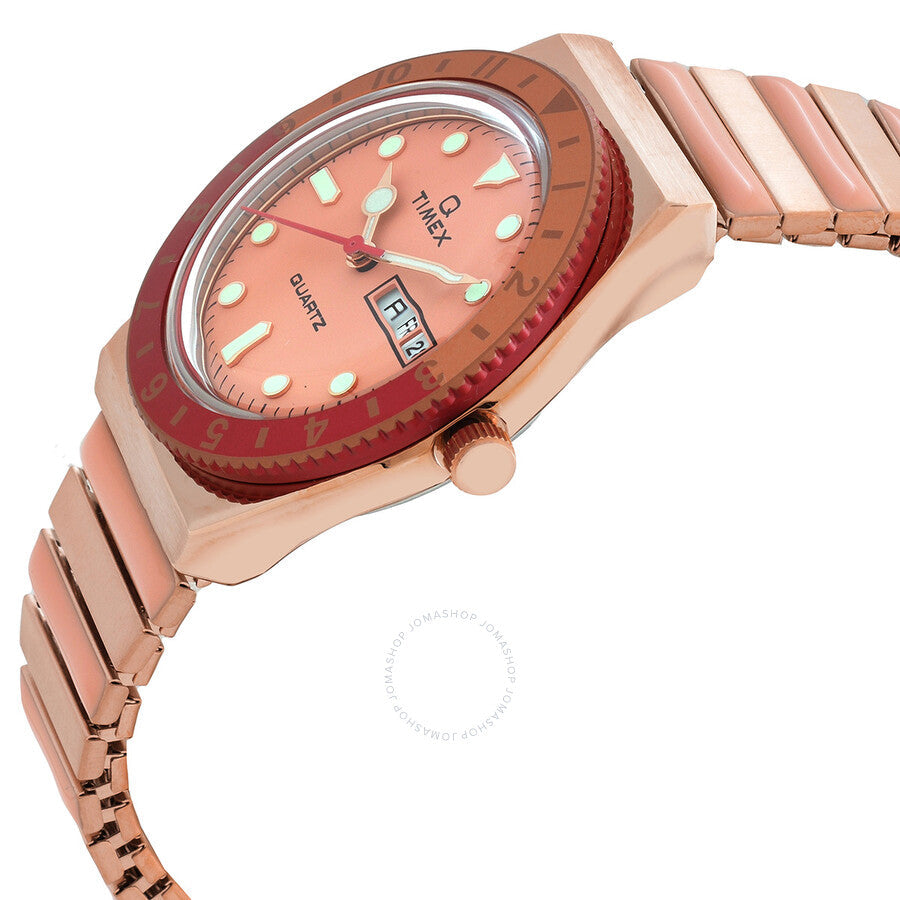 Timex Q Timex Malibu Quartz Pink Dial Ladies Watch TW2V38600VQ - Dawson Watches #2