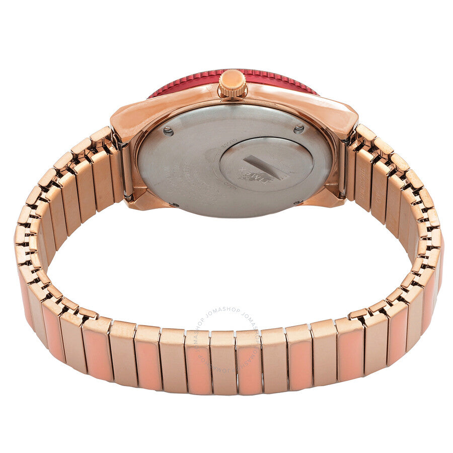 Timex Q Timex Malibu Quartz Pink Dial Ladies Watch TW2V38600VQ - Dawson Watches #3