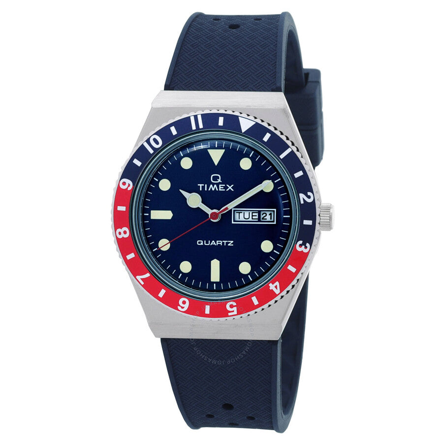 Timex Q Timex Quartz Blue Dial Men's Watch TW2V32100 - Dawson Watches